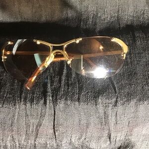VINTAGE COOL RAY Gold-tone Women's Sunglasses